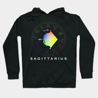 Zodiac sign Sagittarius T-shirt Hoodie